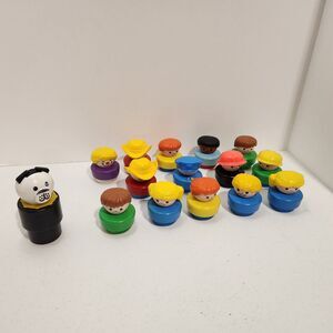 Vintage Fisher-Price Little People Lot – 1980s & 1990s Chunky Figures